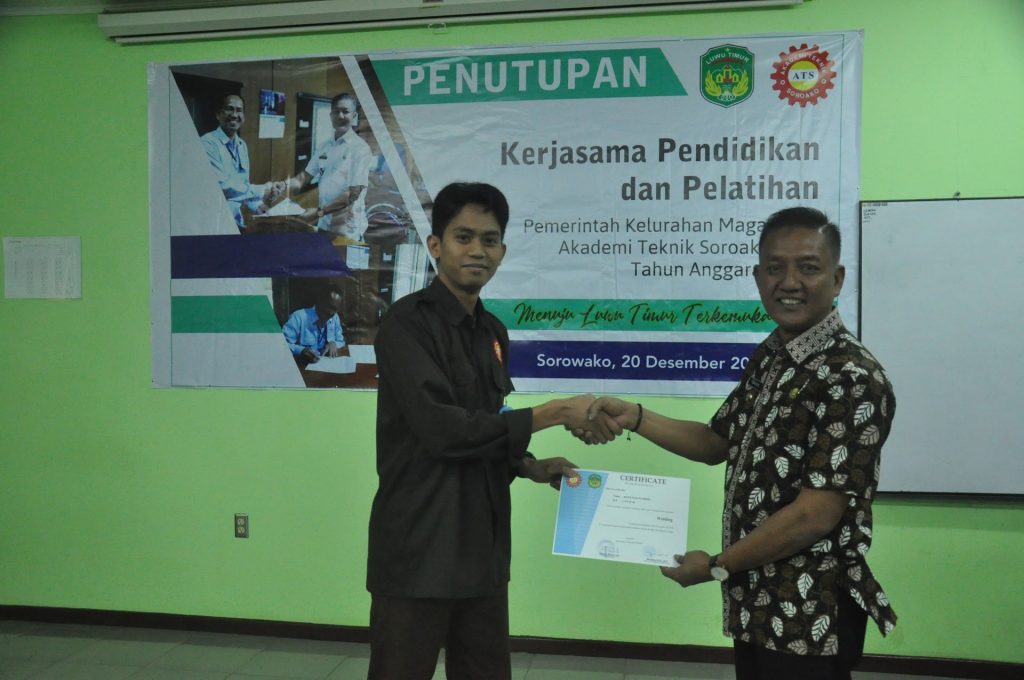 VST ATS-Magani 2019 - Penyerahan Sertifikat