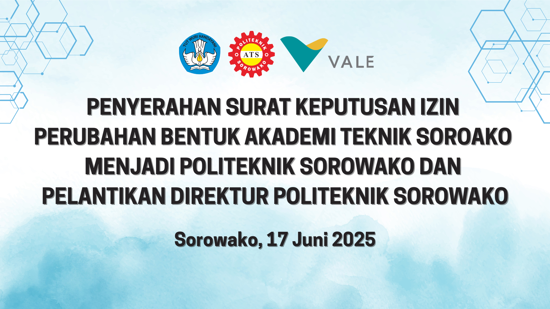 Presentasi Serah Terima SK Politeknik